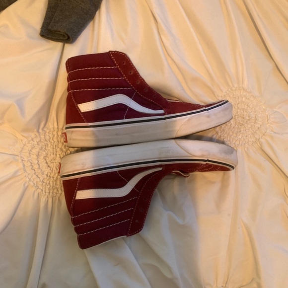 maroon high top vans - Picture 1 of 1